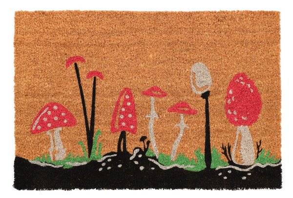 Rohožka z kokosového vlákna 40x60 cm Mushrooms – Esschert Design