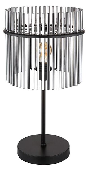Globo 15698T1 - Stolní lampa GORLEY 1xE14/60W/230V pr. 30 cm černá