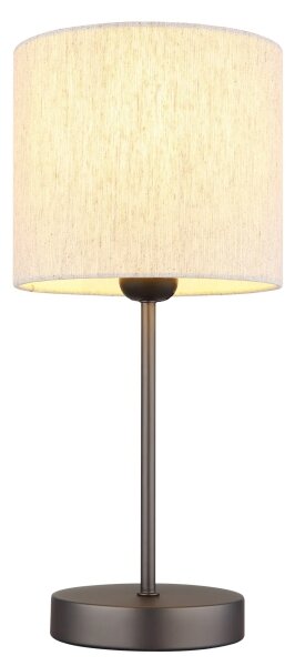 Globo 51540108 - Stolní lampa THEA 1xE27/25W/230V černá/béžová