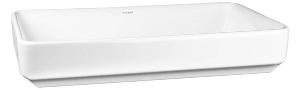Oltens Fossa umyvadlo 55x34 cm obdélníkový na pult bílá lesk 40801000