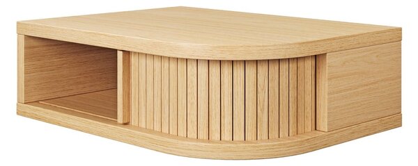 Noční stolek v dekoru dubu v přírodní barvě Farsta – Woodman