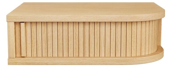 Noční stolek v dekoru dubu v přírodní barvě Farsta – Woodman