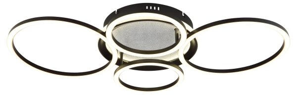 Globo 48477-40C - LED Stropní svítidlo ALVIS LED/40W/230V 4000K 72x52 cm černá