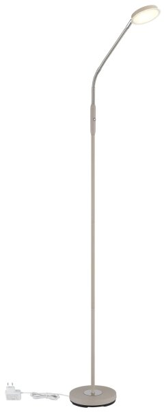 Globo 58504SSA - LED Stmív dotyková stojací lampa SILVIO LED/6,5W/230V béžová