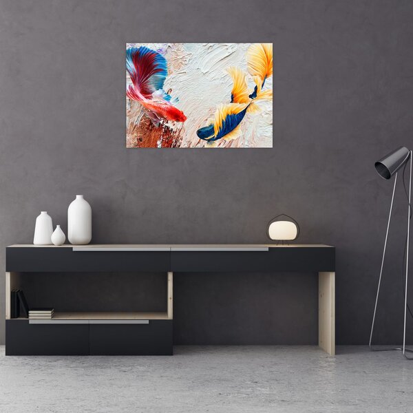 Obraz - Ryby bojovnice (70x50 cm)