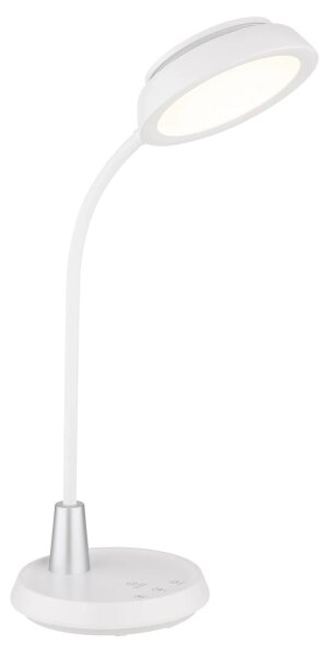 Globo 58496W - LED Stmívatelná dotyková stolní lampa KIRK LED/12W/230V bílá