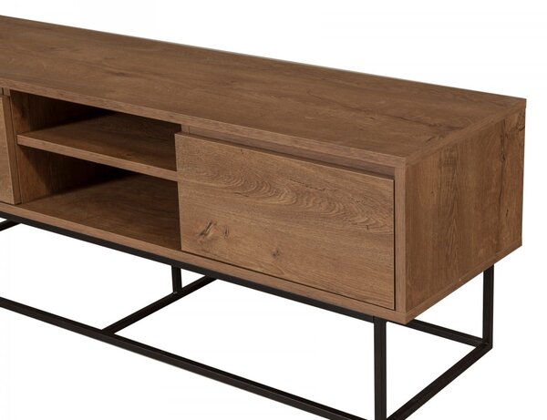 Hanah Home TV stolek Ruba II 140 cm ořech
