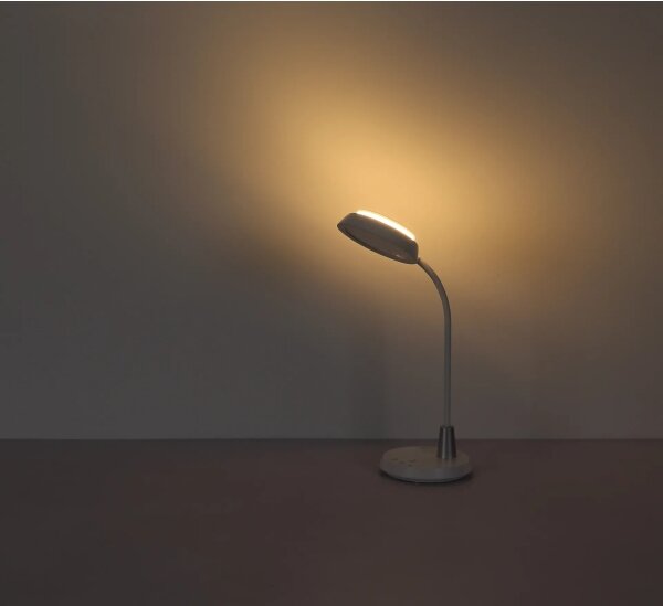 Globo 58496W - LED Stmívatelná dotyková stolní lampa KIRK LED/12W/230V bílá