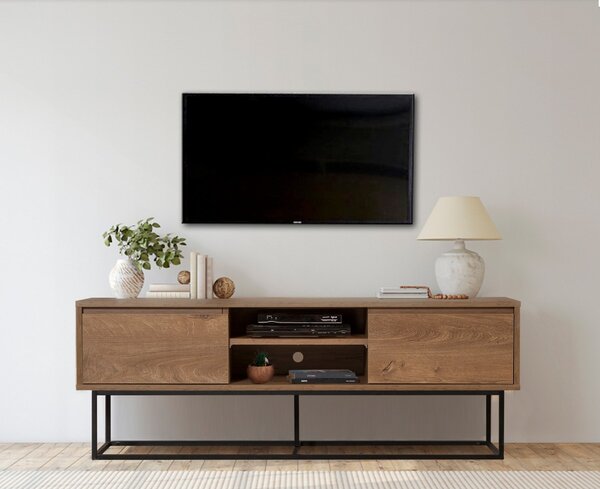 Hanah Home TV stolek Ruba II 140 cm ořech