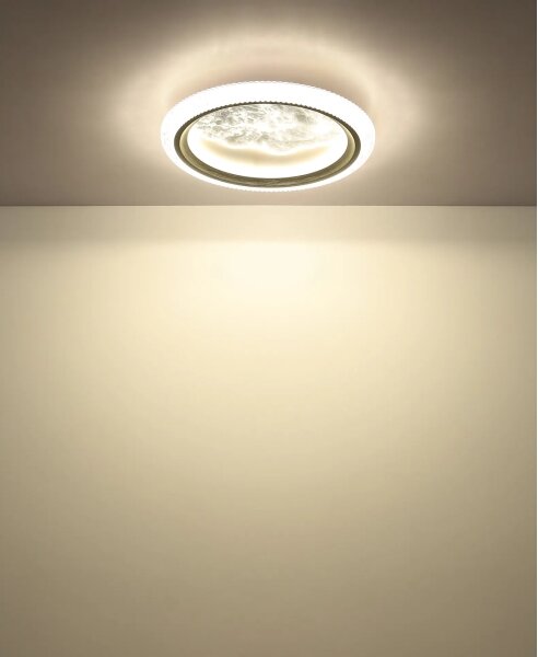 Globo 48494-28 - LED Stropní svítidlo ODESSA LED/28W/230V pr. 39,5 cm stříbrná