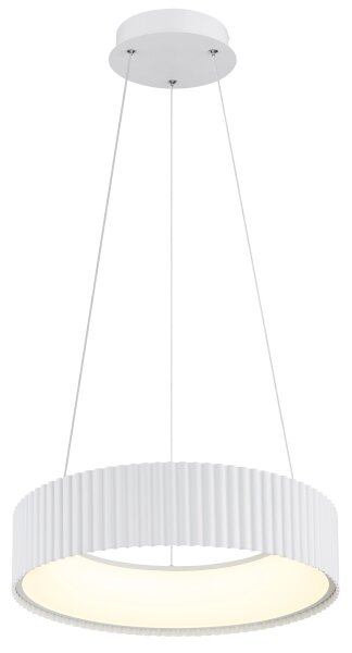 Globo 15924W - LED Lustr na lanku KEMP LED/45W/230V pr. 46 cm bílá