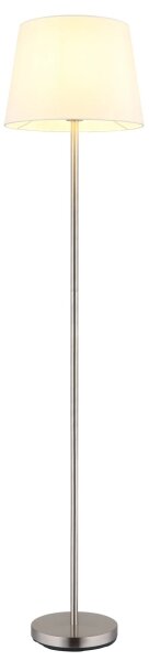 Globo 40100101 - Stojací lampa JORIS 1xE27/40W/230V bílá/matný chrom