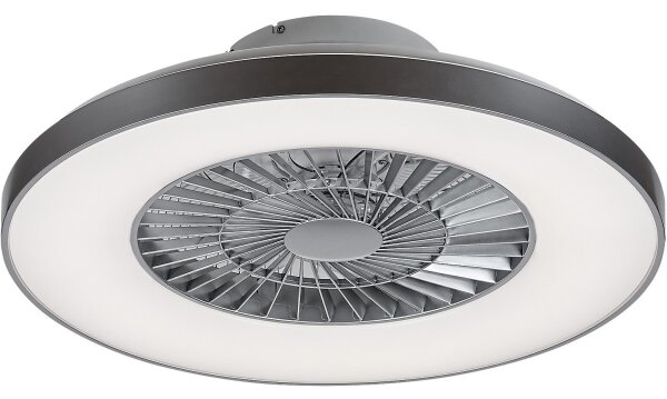 Rabalux - LED Stmívatelné stropní svítidlo s ventilátorem LED/40W/230V + DO