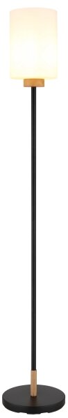 Globo 15977S - Stojací lampa ROWENA 1xE27/60W/230V černá/bílá