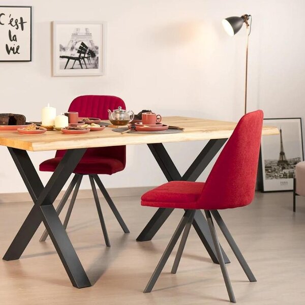 Černá kovová stojací lampa Somcasa Blasca 144 cm