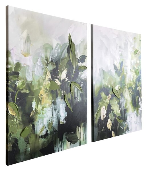 Obrazy s ručně malovanými prvky v sadě 2 ks 50x70 cm Myrtle – Styler