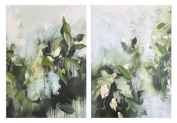 Obrazy s ručně malovanými prvky v sadě 2 ks 50x70 cm Myrtle – Styler
