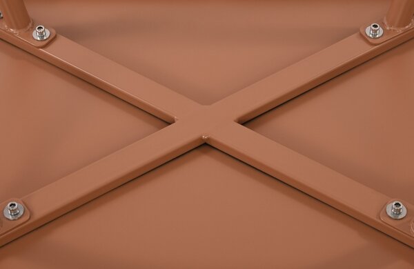 Konferenční stolek Velva - v45 x 80 x 45 cm - Terracotta