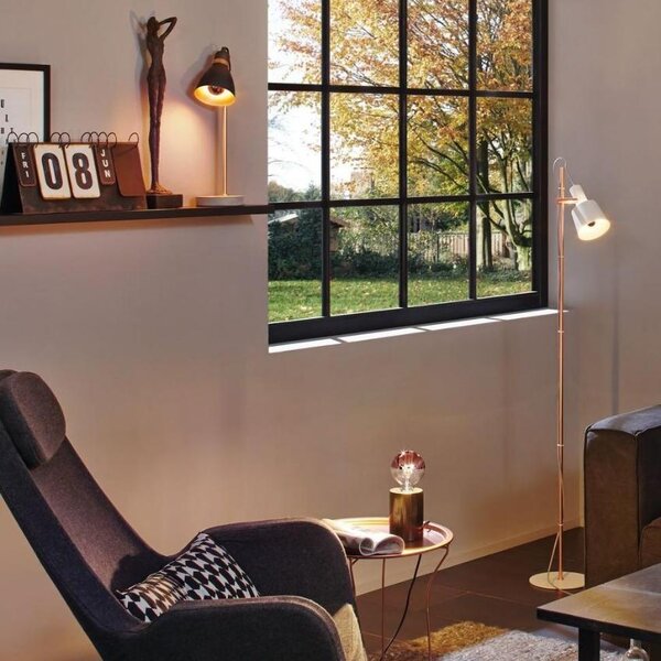Černá kovová stolní lampa Somcasa Grisel 56 cm