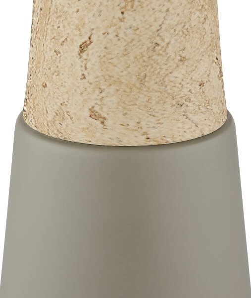 Globo 51070110 - Stolní lampa PAULIN 1xE27ILLU/40W/230V šedá