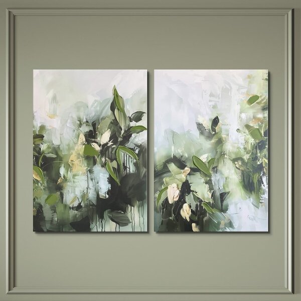 Obrazy s ručně malovanými prvky v sadě 2 ks 50x70 cm Myrtle – Styler