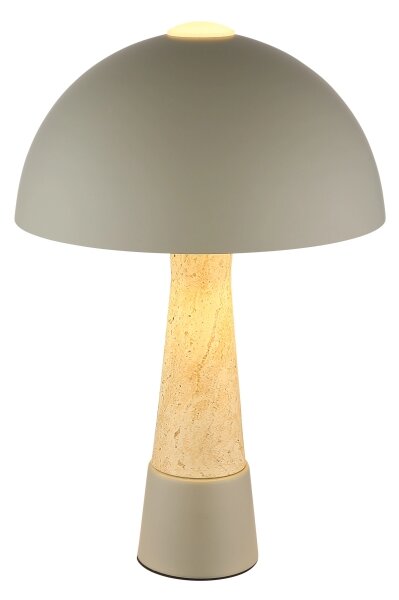 Globo 51070110 - Stolní lampa PAULIN 1xE27ILLU/40W/230V šedá