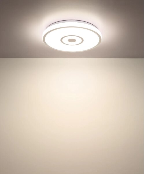 Globo 48580R - LED Stropní svítidlo CALLIE LED/24W/230V pr. 38 cm matný chrom