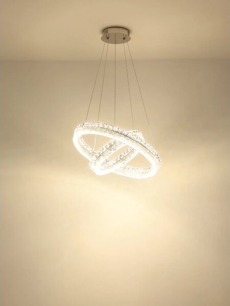 Globo 67387-60 - LED Stmívatelný lustr na lanku LAUREL LED/60W/230V čirá+DO