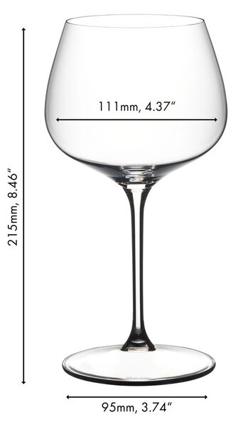 Sklenice RIEDEL GRAPE Chardonnay/Gin Tonic 650 ml, 2 ks křišťálových sklenic 6424/97