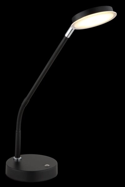 Globo 58504TS - LED Stmívatel dotyková stolní lampa SILVIO LED/6,5W/230V černá
