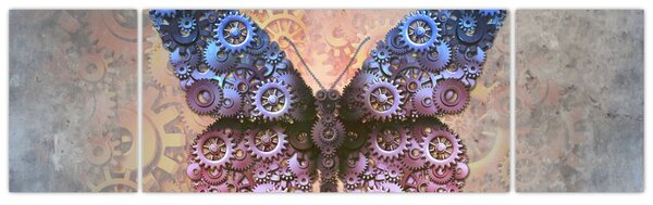 Obraz - Steampunk motýl (170x50 cm)
