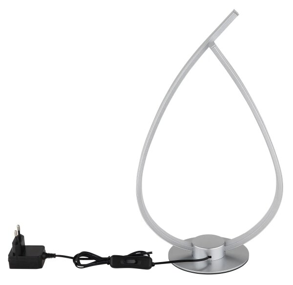 Globo 58492S - LED Stolní lampa TRINA LED/6W/230V stříbrná