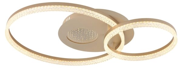 Globo 48480-30 - LED Stropní svítidlo SANFORD LED/30W/230V 3000K 70x50 cm béžová