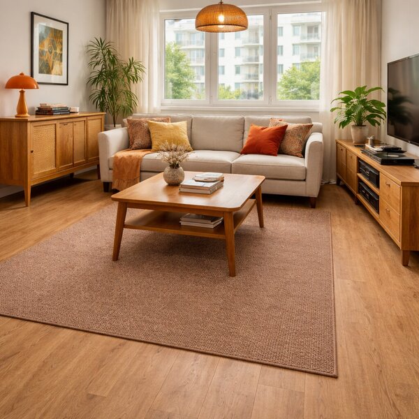Condor Carpets, Kusový koberec Rambo-Bet 60, 50x200, hnědá, kancelář