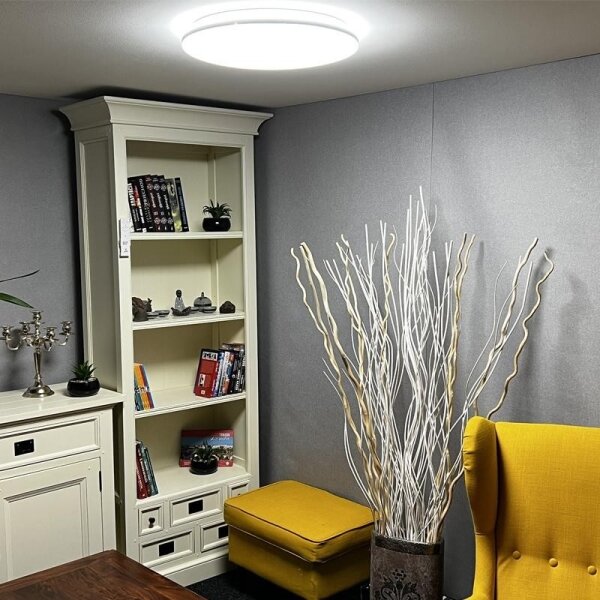 LED Stmívatelné stropní svítidlo LED/48W/230V 2700-6500K Wi-Fi Tuya + DO