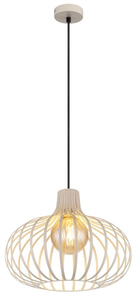 Globo 33370119 - Lustr na lanku MATEO 1xE27/40W/230V béžová