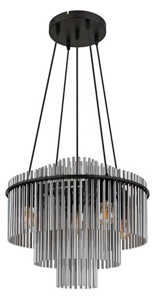 Globo 15698H1 - Lustr na lanku GORLEY 5xE27/60W/230V černá