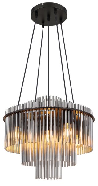 Globo 15698H1 - Lustr na lanku GORLEY 5xE27/60W/230V černá