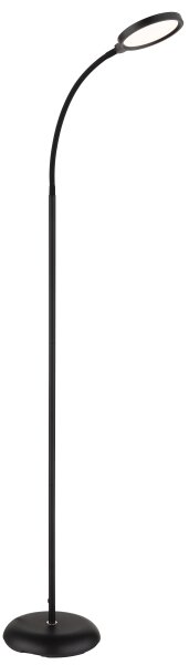 Globo 58503S - LED Stmívatelná dotyková stojací lampa KALDERON LED/8W/230V černá