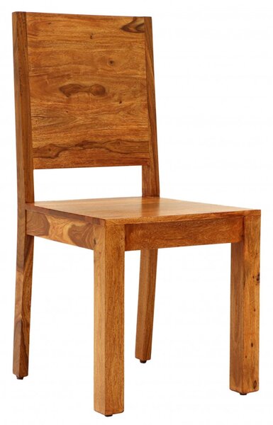 Židle Gani s plnými zády z indického masivu palisandr