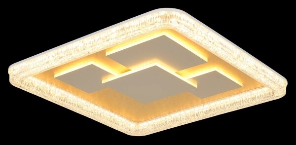 Globo 48476-40 - LED Stropní svítidlo LORAINE LED/40W/230V 48,8x48,8 cm zlatá