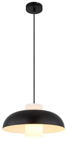 Globo 15755S - Lustr na lanku LOWE 1xE27/60W/230V černá