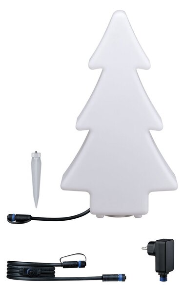 P 5020 Plug & Shine set LED světelný objekt strom vč. 2m-kabel a trafo IP67 3000K 2,8W bílá - PAULMANN
