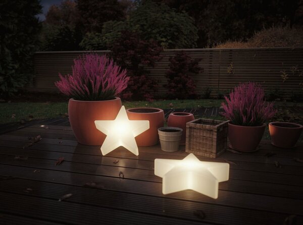 P 5022 Plug & Shine set LED světelný objekt strom + hvězda IP67 3000K 2,8W bílá - PAULMANN