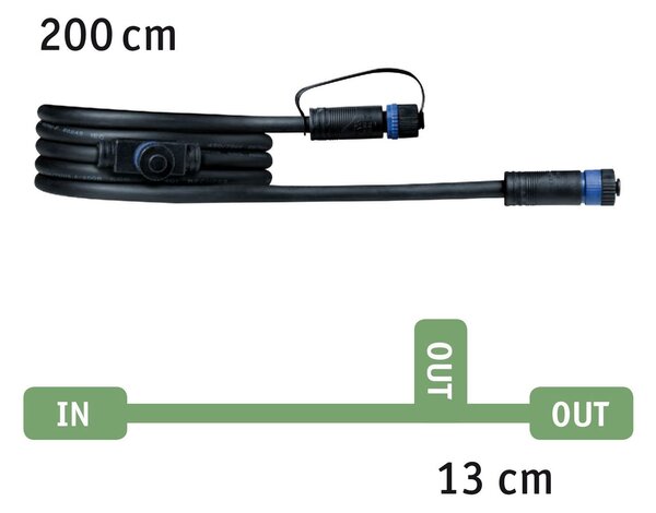 P 5020 Plug & Shine set LED světelný objekt strom vč. 2m-kabel a trafo IP67 3000K 2,8W bílá - PAULMANN
