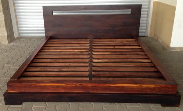 Postel Tara 160x200 z indického masivu palisandr