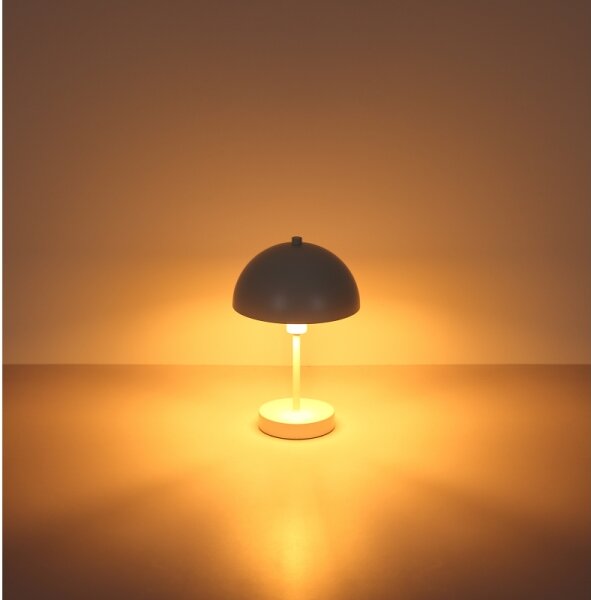 Globo 24009W - Stolní lampa ATOMA I 1xE14/40W/230V bílá