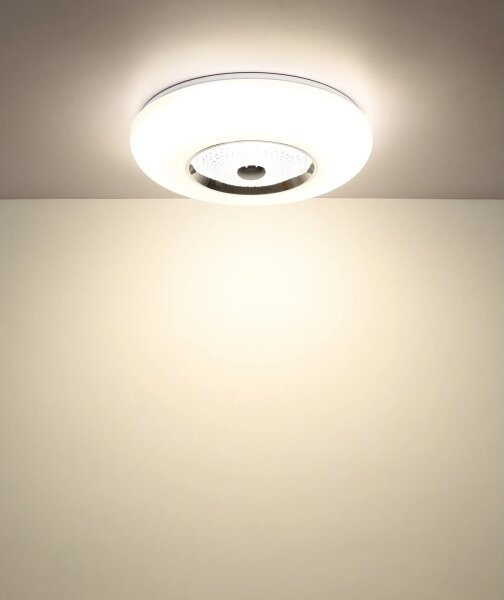 Globo 48071-50 - LED Stropní svítidlo GRAHAM LED/48W/230V pr. 59 cm bílá