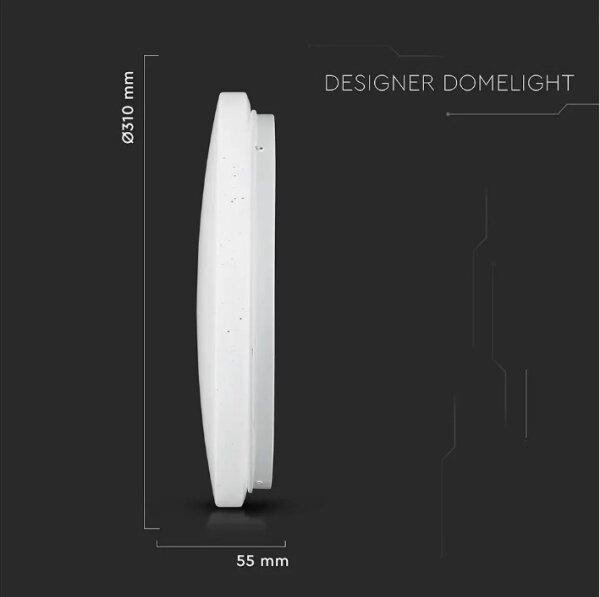 LED Stropní svítidlo LED/18W/230V pr. 31 cm 3000/4000/6400K