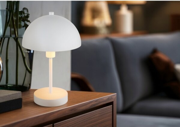 Globo 24009W - Stolní lampa ATOMA I 1xE14/40W/230V bílá